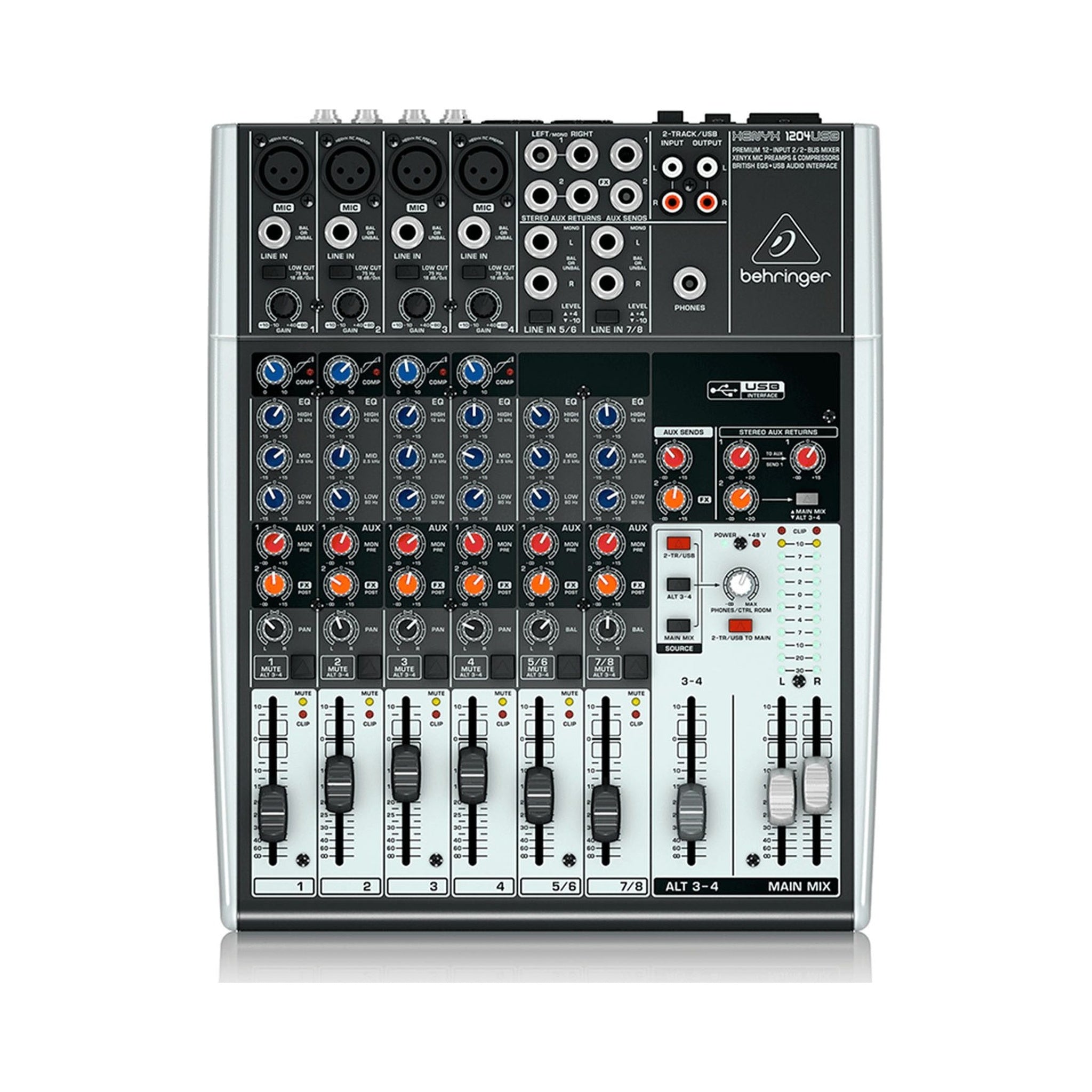 Mezclador 4 entradas USB Behringer 1204USB - vista 1