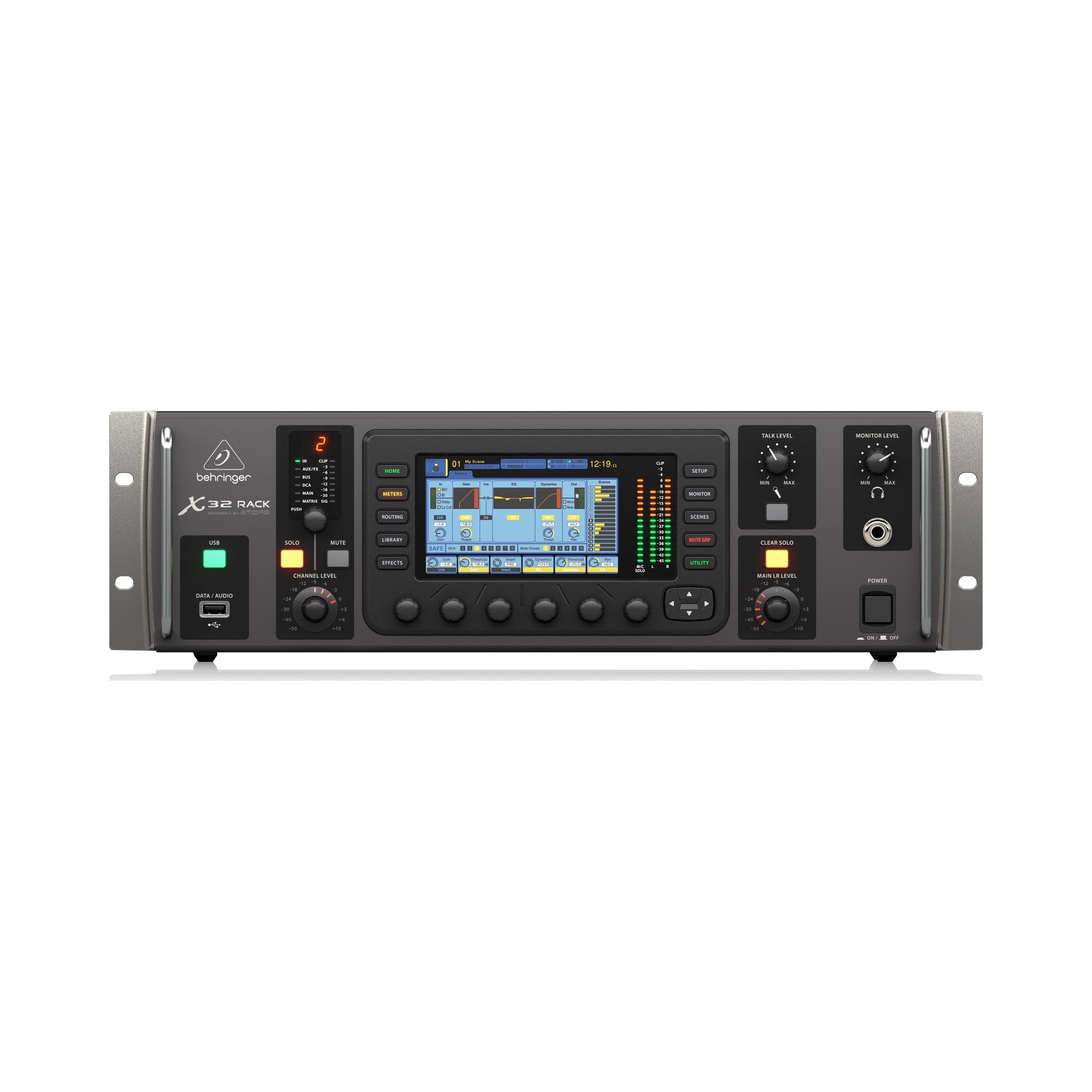 Mezclador digital 16 canales Behringer X32 RACK - vista 1