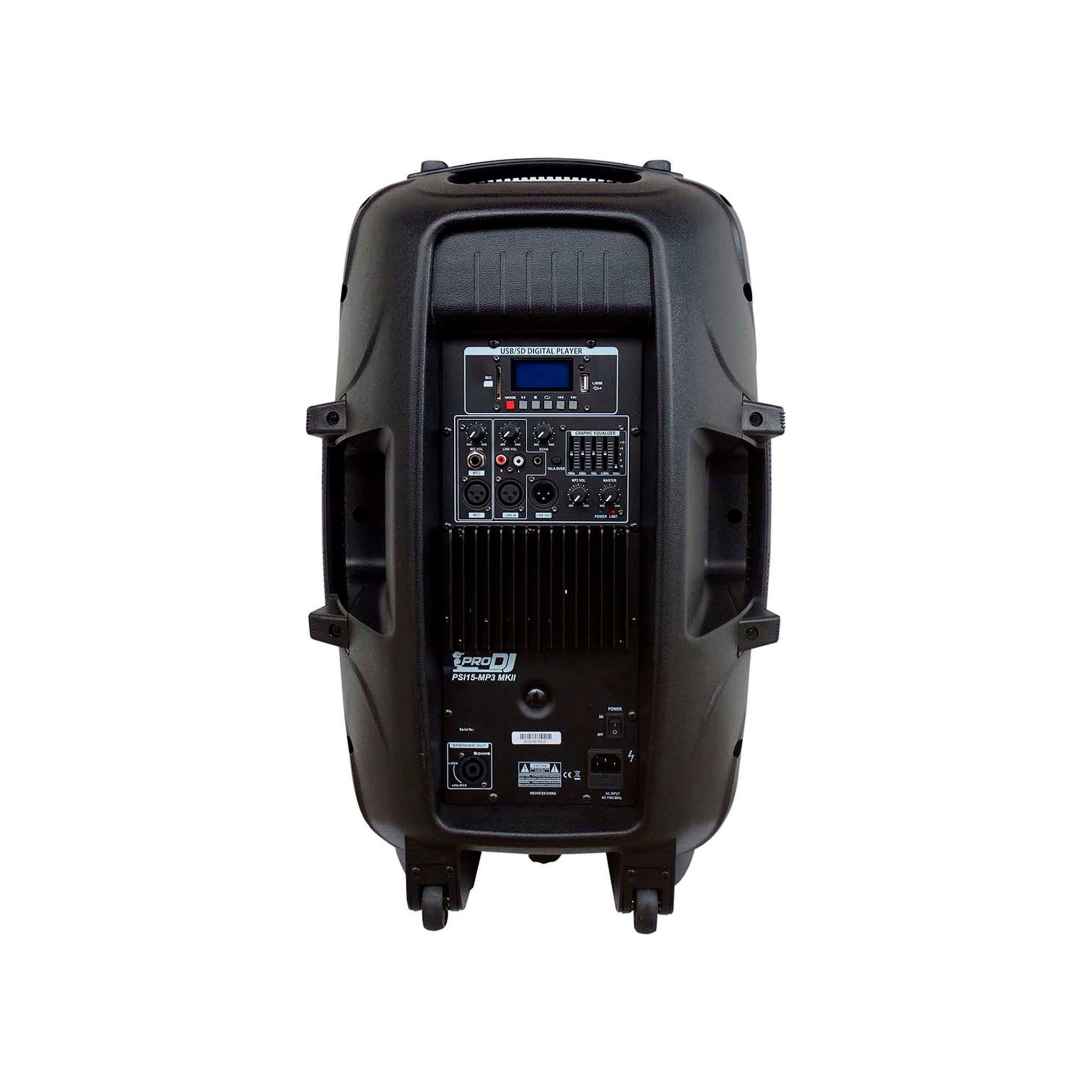 Cabina activa 15″ Pro DJ PSI15-MP3 MKII - vista 2