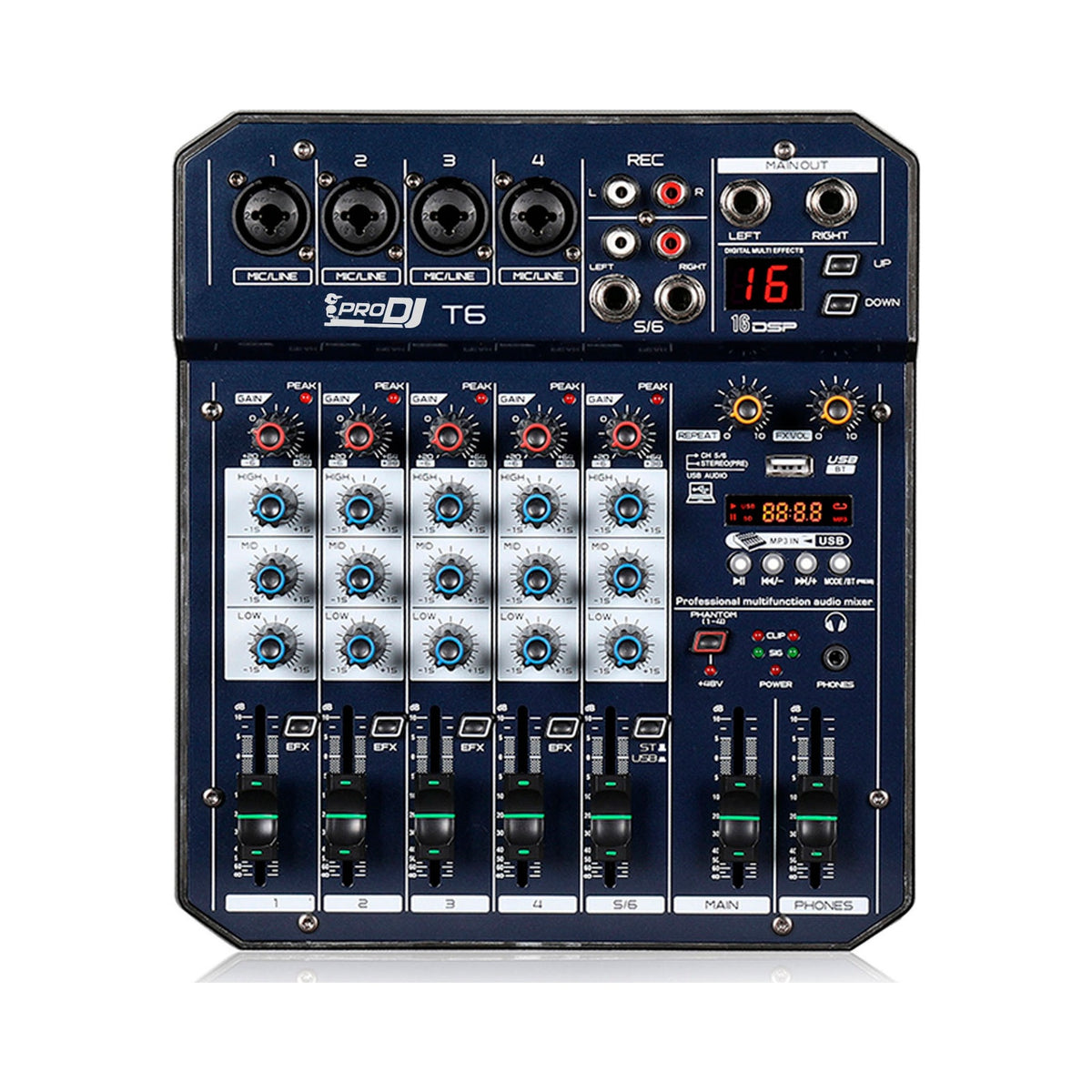 Mezclador análogo Pro DJ T6 - vista 1