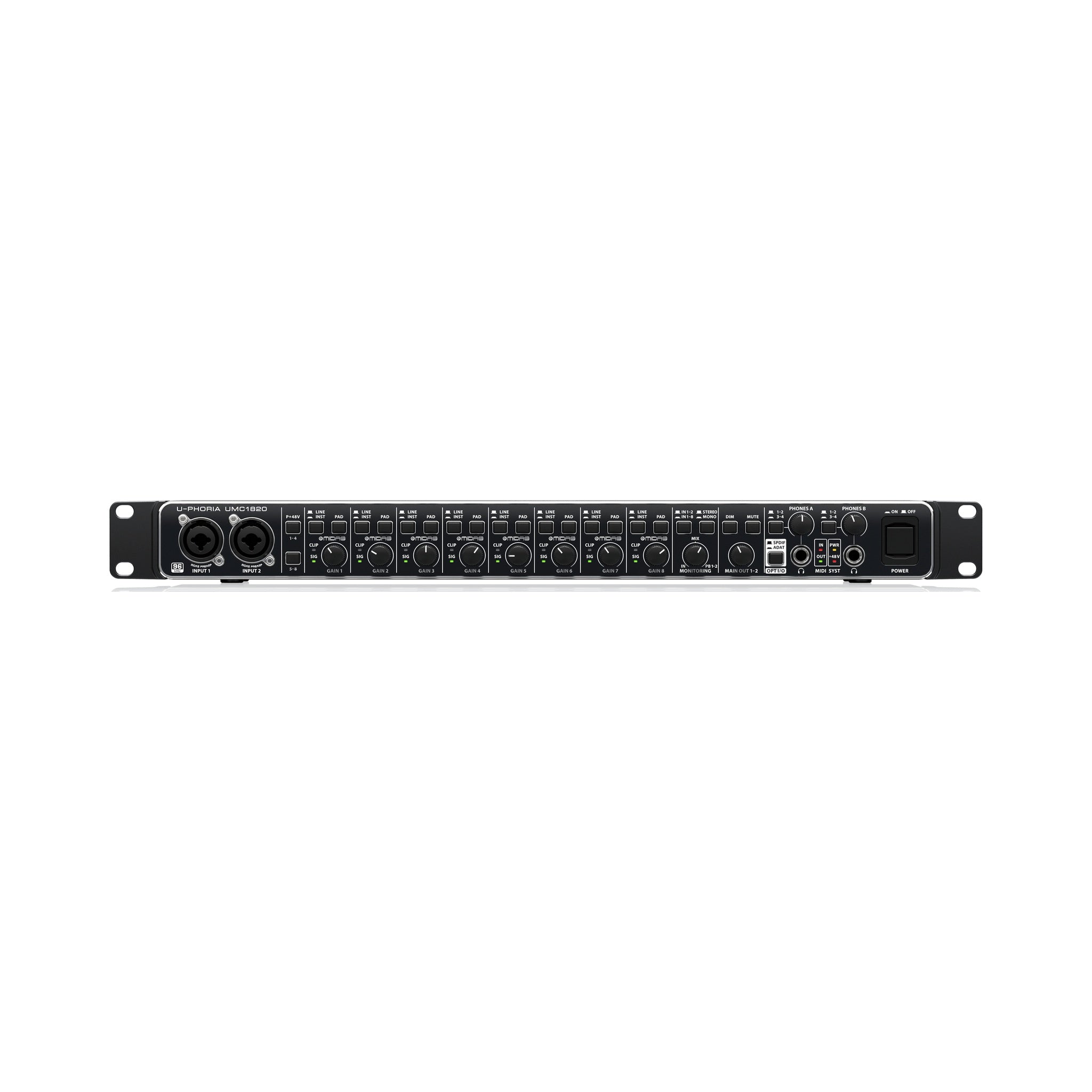 Interfaz USB grabación Behringer UMC1820 - vista 1