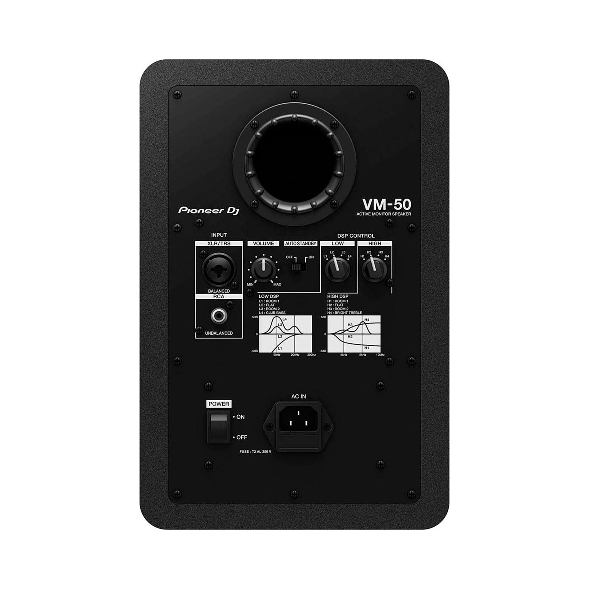 Monitor activo de 5,25 pulgadas Pioneer DJ VM-50 negro - vista 2