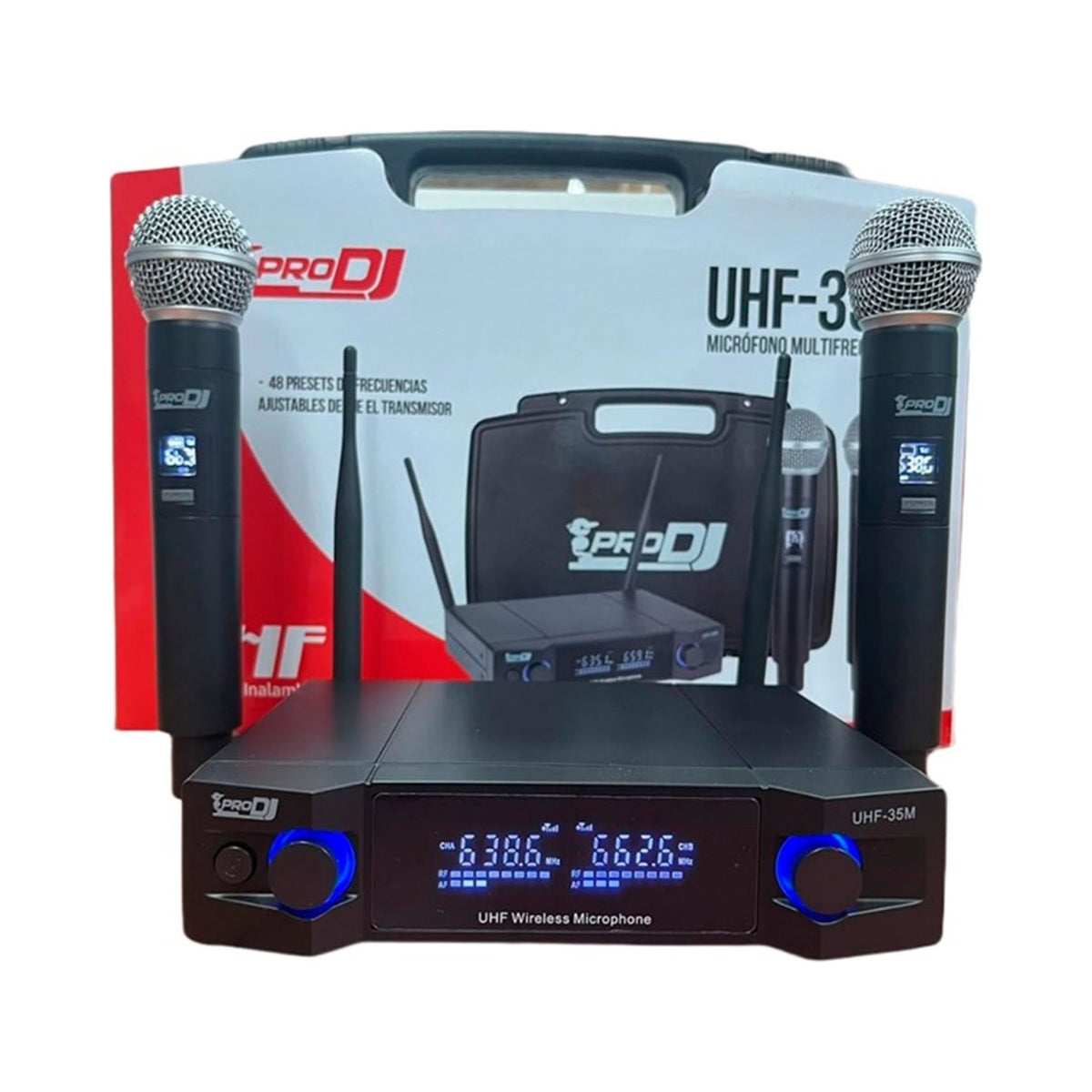 Kit micrófonos inalámbricos Pro DJ UHF-35M - vista 1