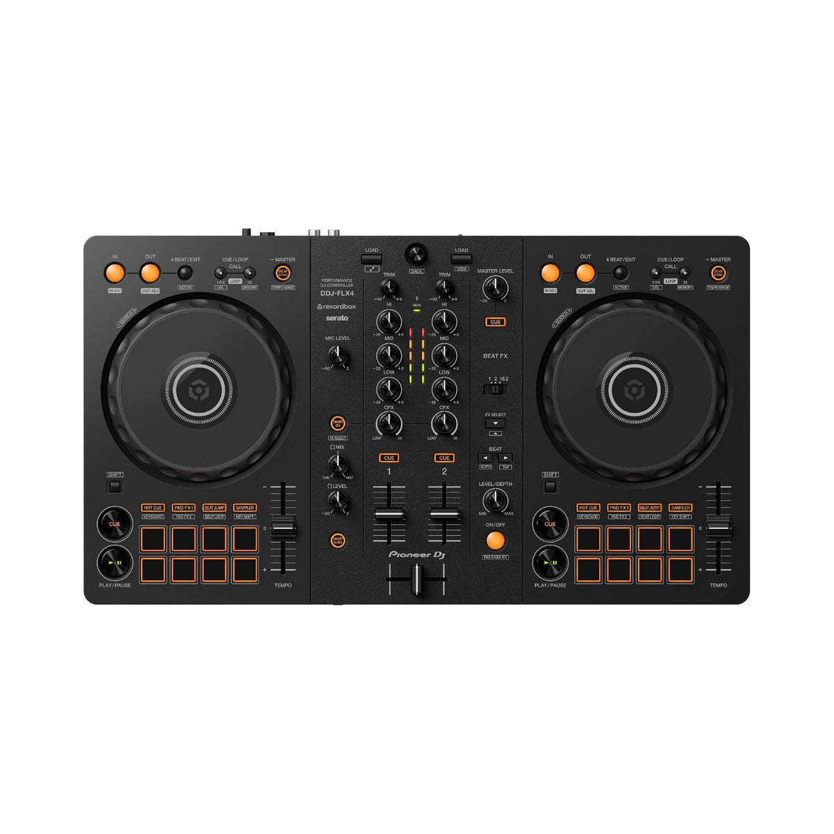 Controlador 2 canales Pioneer DJ DDJ-FLX4 - vista 1