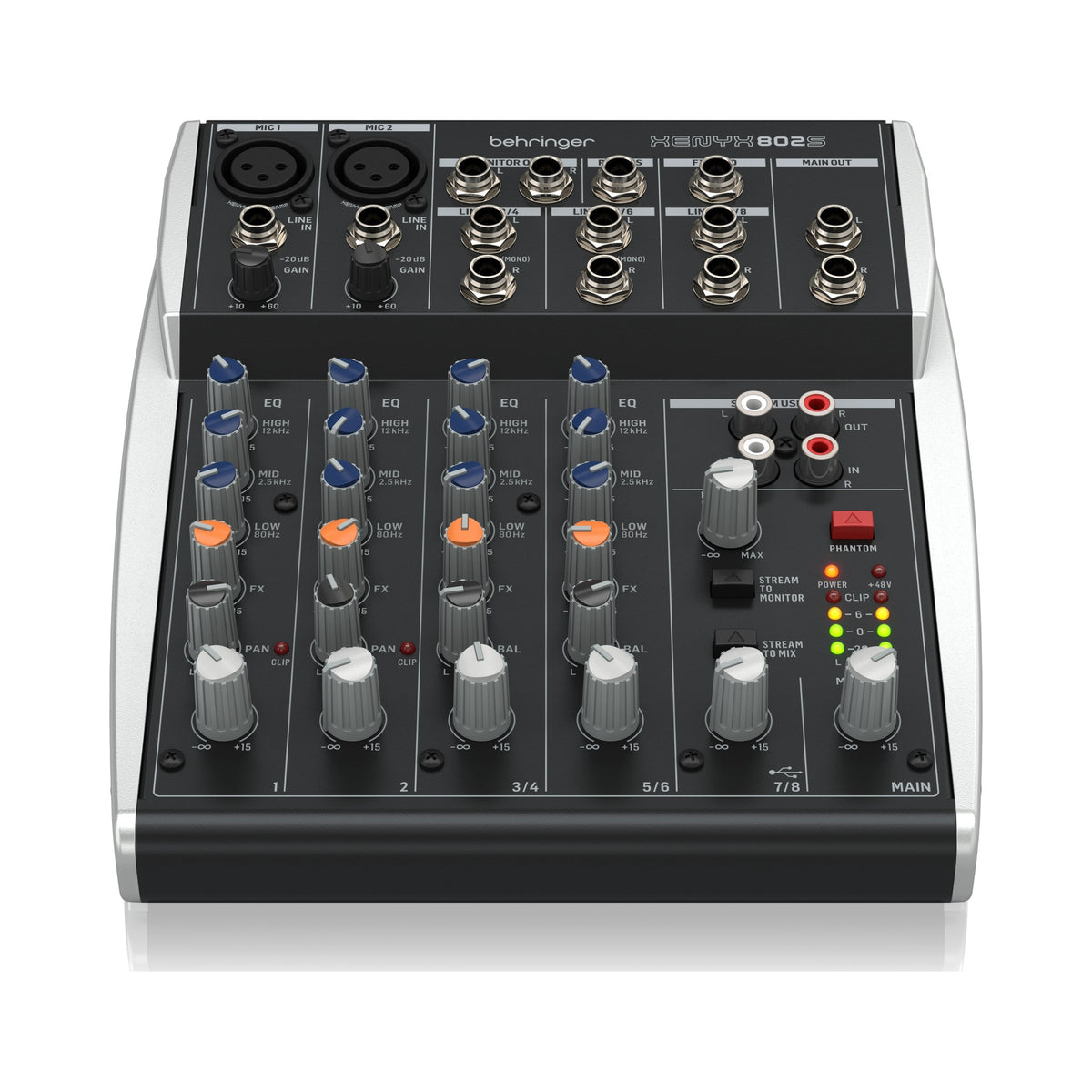 Mezclador compacto Behringer XENYX 802S - vista 1