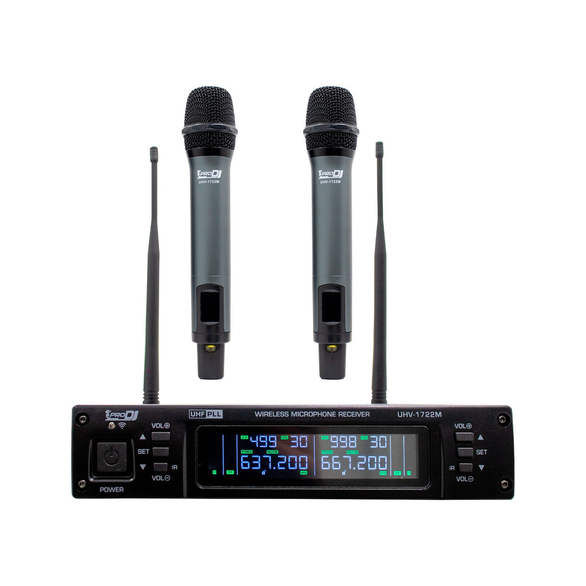 Kit micrófonos doble Pro DJ UHV-1722M - vista 1