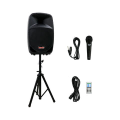 Combo cabina activa 15″ con accesorios Pro DJ PB15E-MP3-OP SYS - vista 1