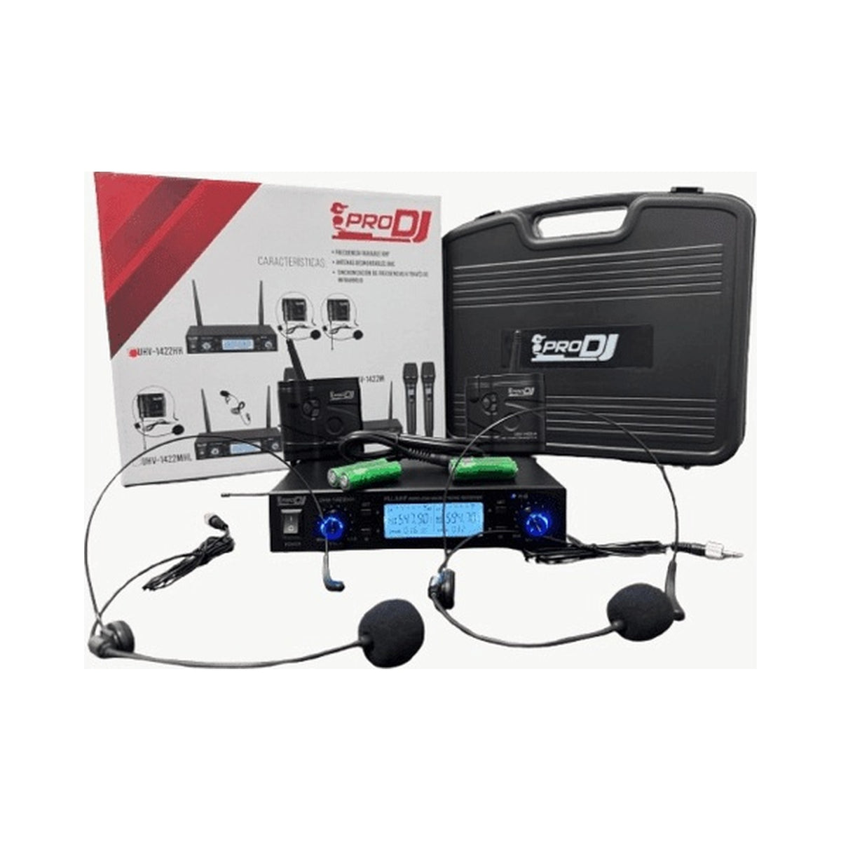 Sistema de micrófono inalámbrico Pro DJ UHV-1422HH - vista 1