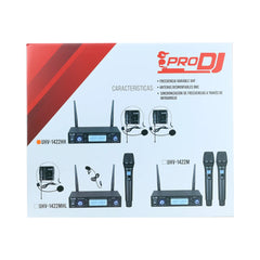 Sistema de micrófono inalámbrico Pro DJ UHV-1422HH - vista 2
