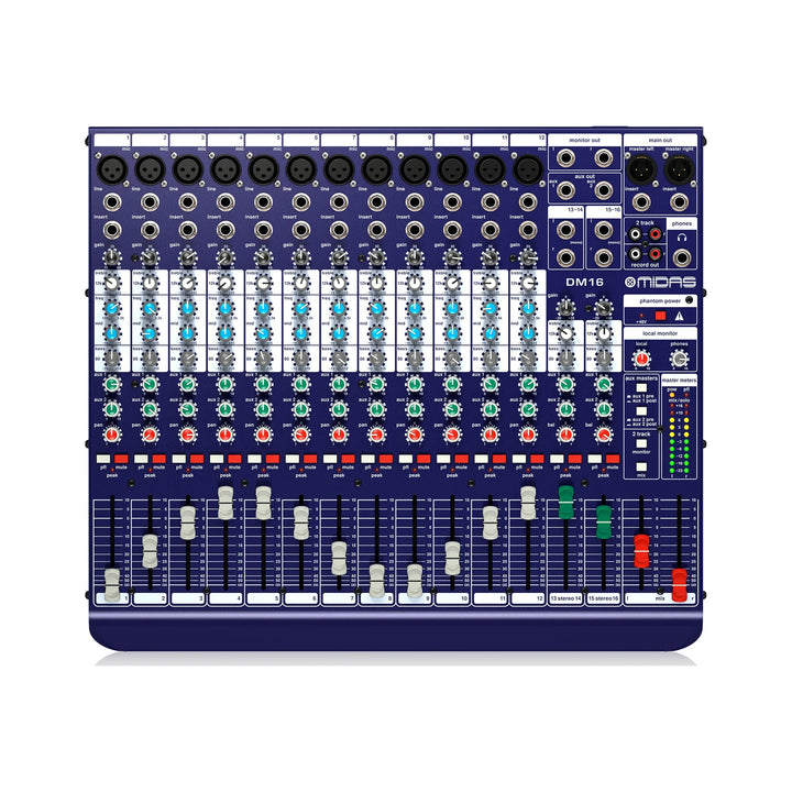 Mezcladora analógica 16 canales Midas DM16