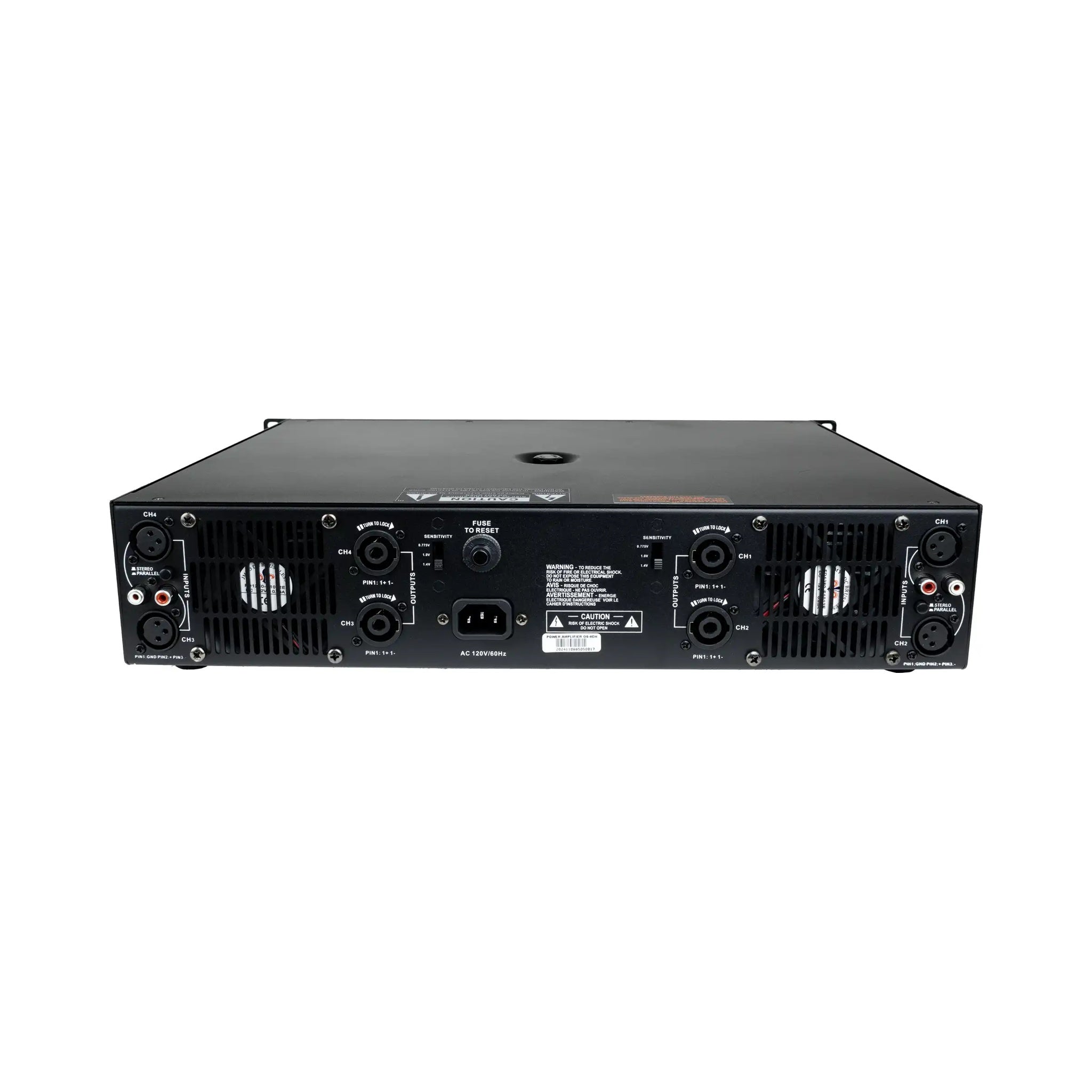 Amplificador profesional de 4 canales Pro DJ G6-4CH clase H - vista 2