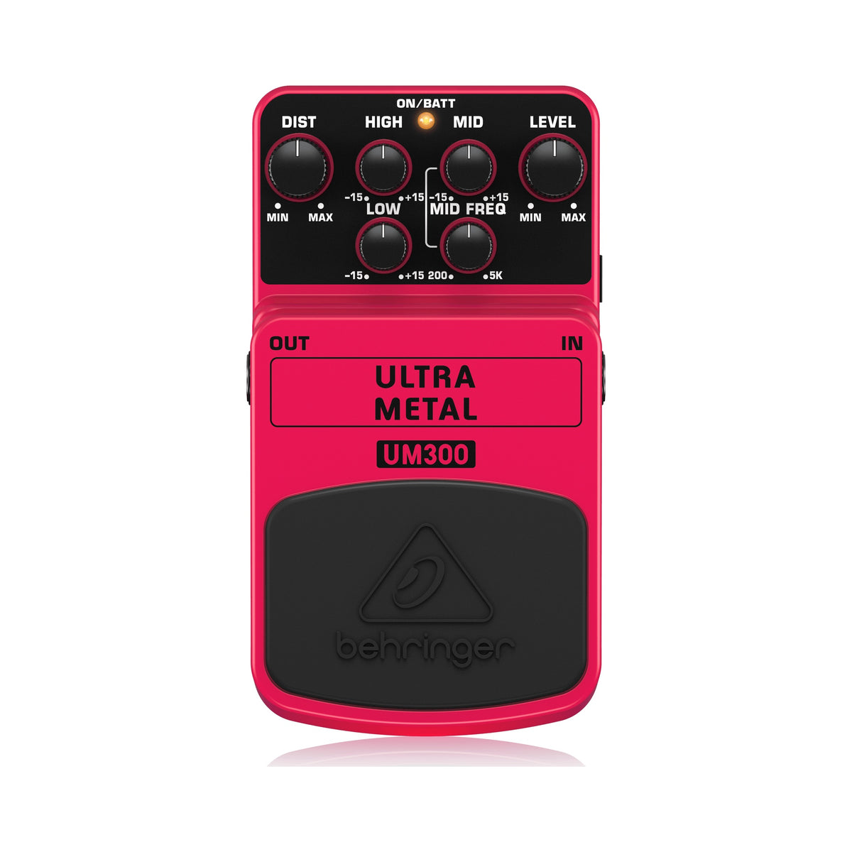 Pedal distorsión metálica Behringer UM300 - vista 1
