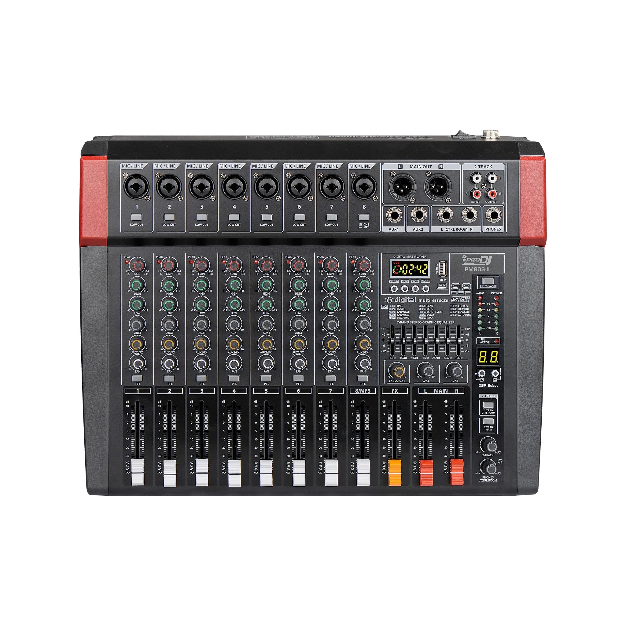Mezclador profesional 8 canales Pro DJ PM80S-II - vista 1