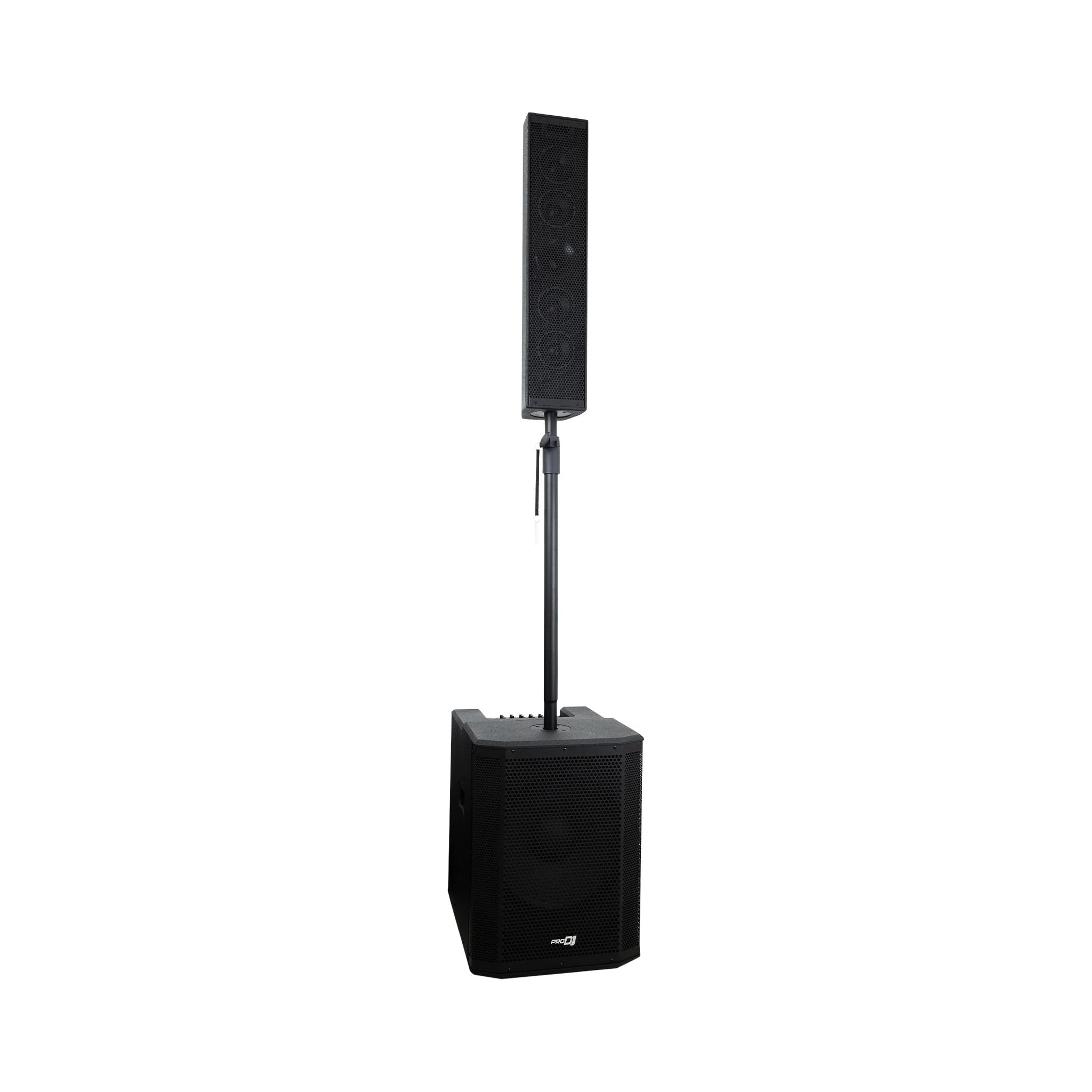 Sistema lineal activo 600w RMS con DSP y mezclador 7 canales Pro DJ L415DSP - vista 1