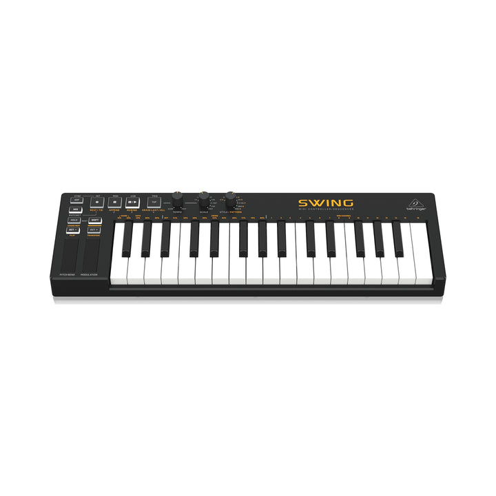 Controlador MIDI 32 teclas Behringer SWING