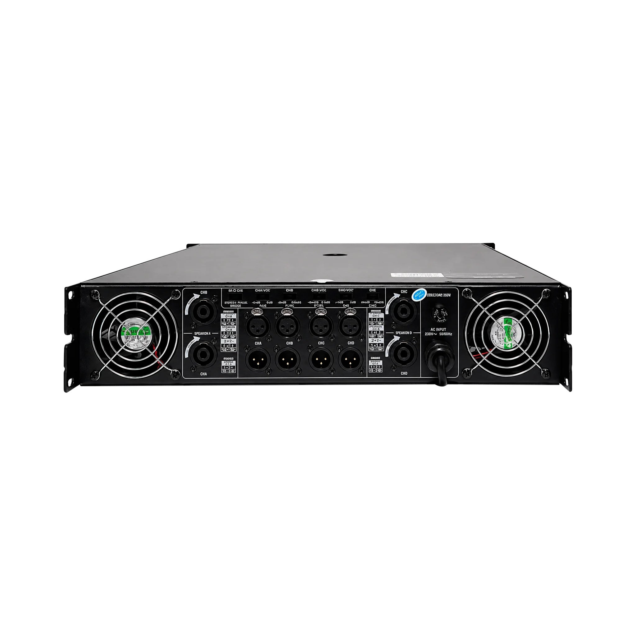 Amplificador Potencia V10.4 Clase H 4 Canales 1500W x4 4 Ohm Pro DJ V10.4 - vista 2
