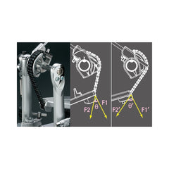 Pedal doble Tama Speed Cobra 910 HP910LWNMR con Mirror Rod — vista 4