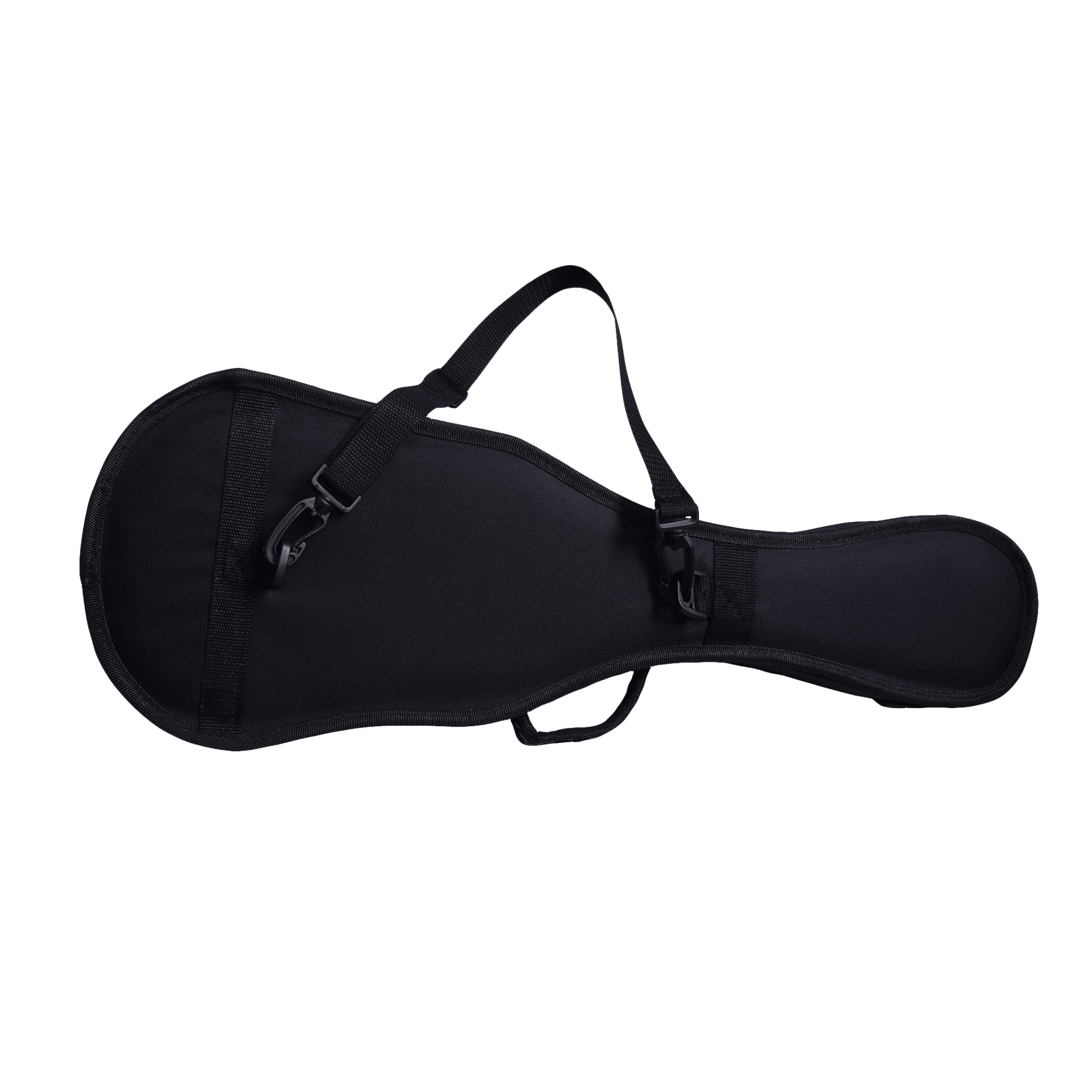 Estuche semiduro para ukelele concierto Cedar negro tipo morral — imagen 3