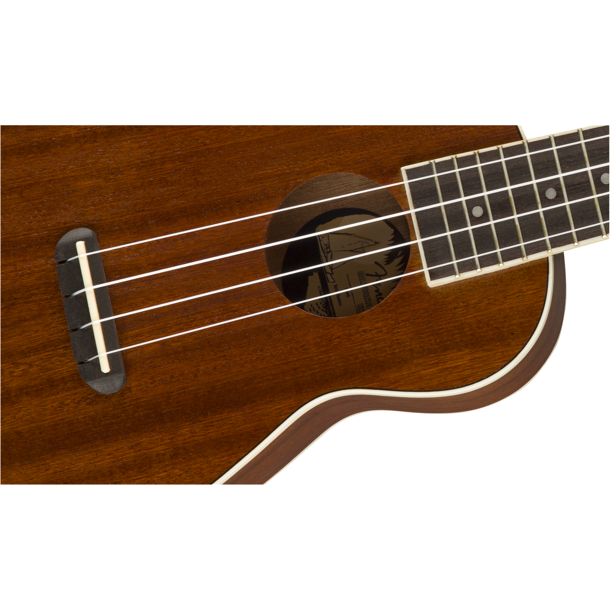 Ukelele soprano Fender Seaside 0971620522 natural satinado — imagen 5