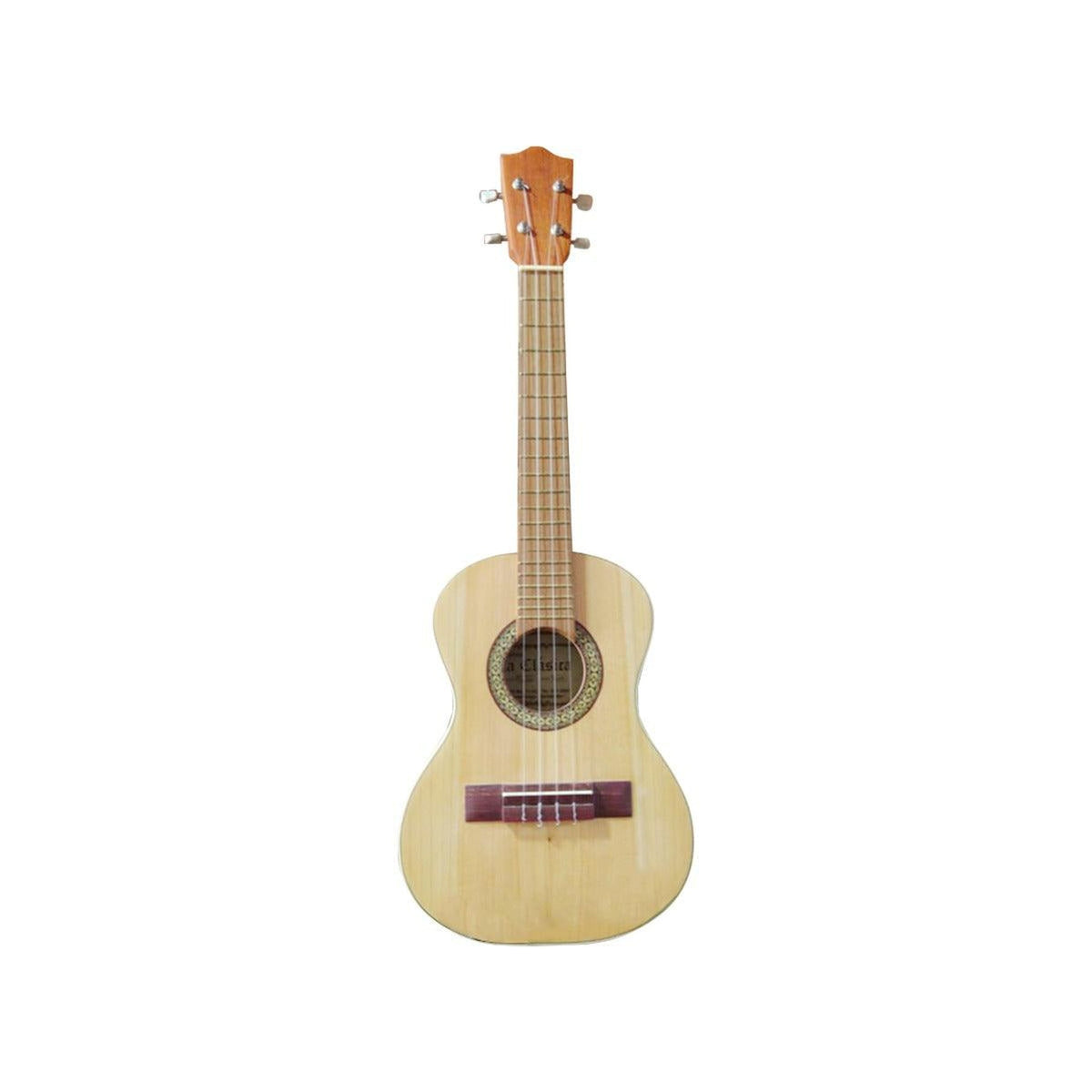 Ukelele tenor La Clásica de pino ciprés con cejilla de hueso — imagen 1