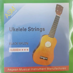 Encordado para ukelele soprano MC-Art AU006B de nailon negro — imagen 1