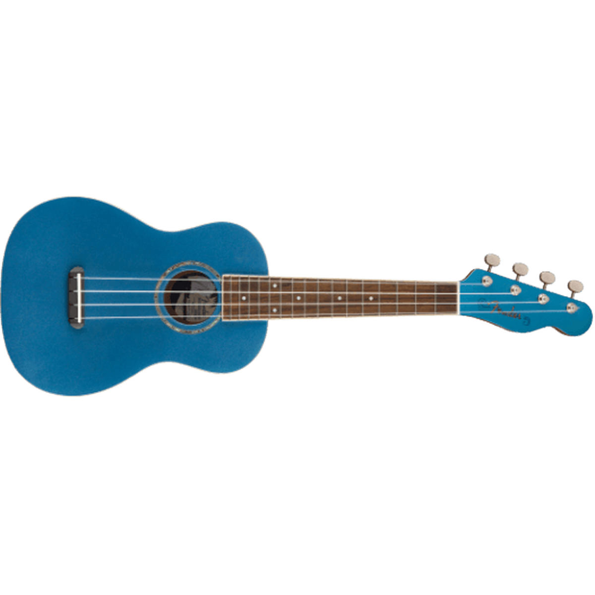 Ukelele soprano Fender Venice 09716610002 Lake Placid Blue — imagen 1