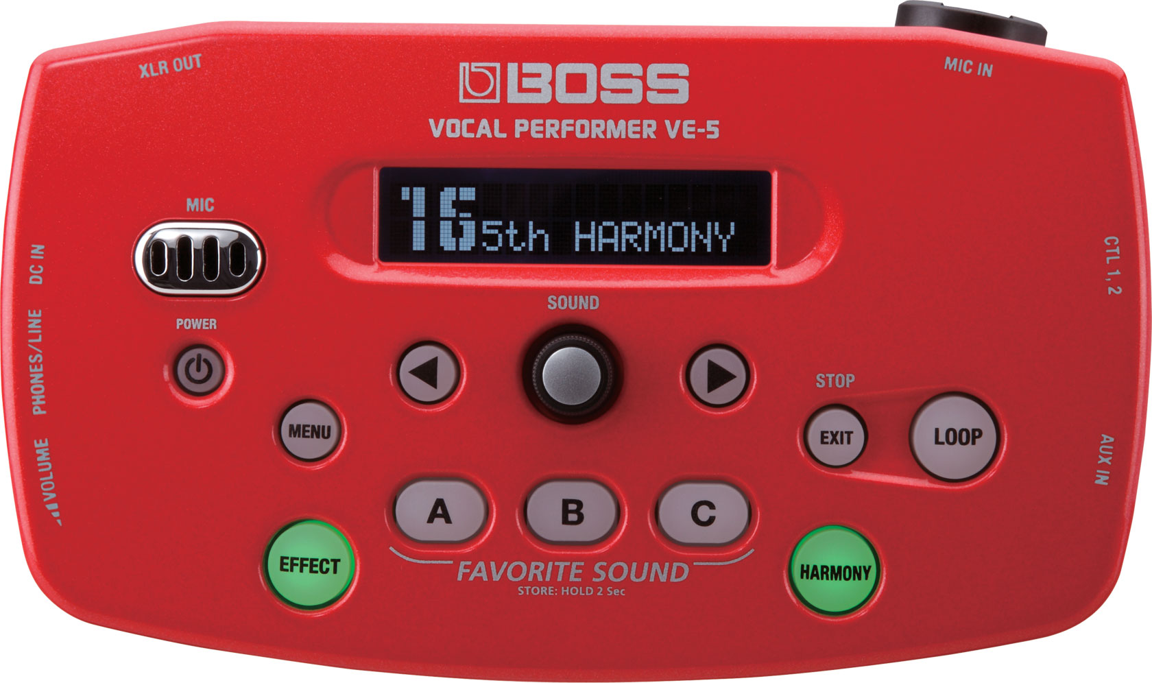 Procesador De Efectos Boss Ve-5-rd Vocal